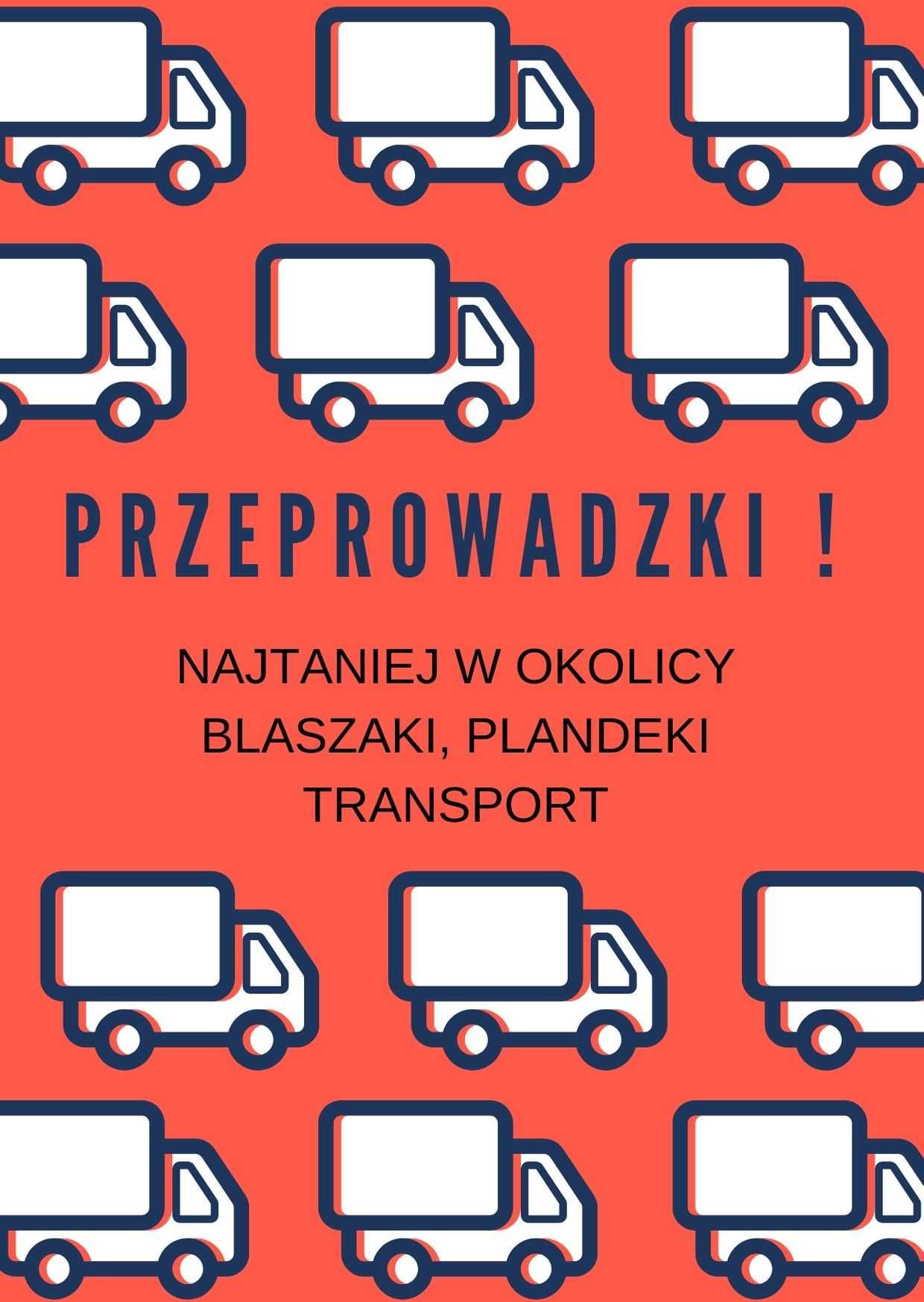 Przeprowadzki/usługi transportowe/usługi z tragarzami/bezpłatna wycena