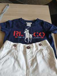 Spodenki i T-shirt Polo Ralph Lauren Name it 9m