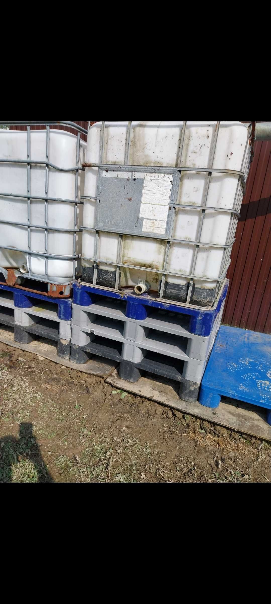 Beczka 1000L mauzer na wode