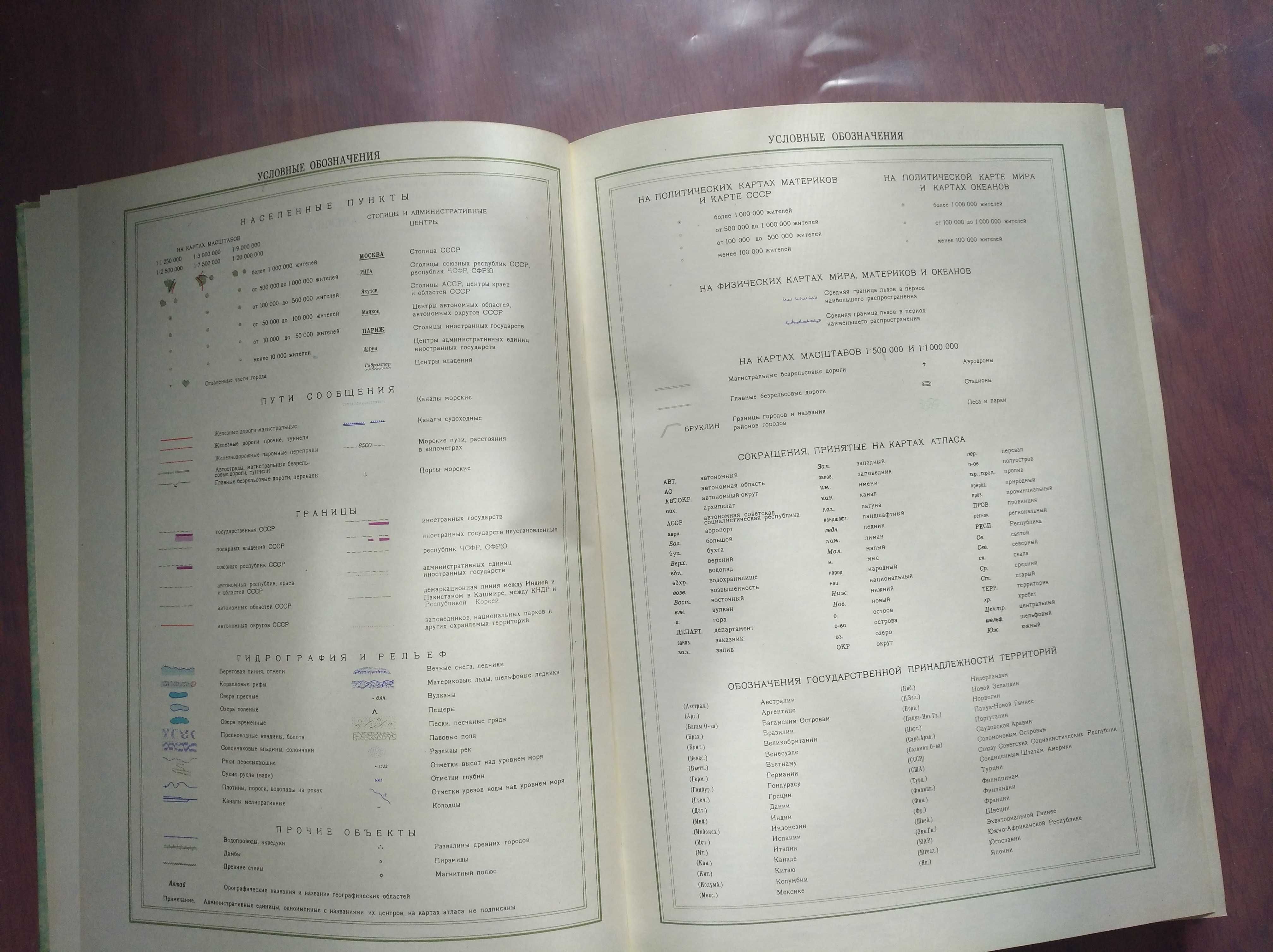 Атлас мира 1991г (увеличенный формат книги)