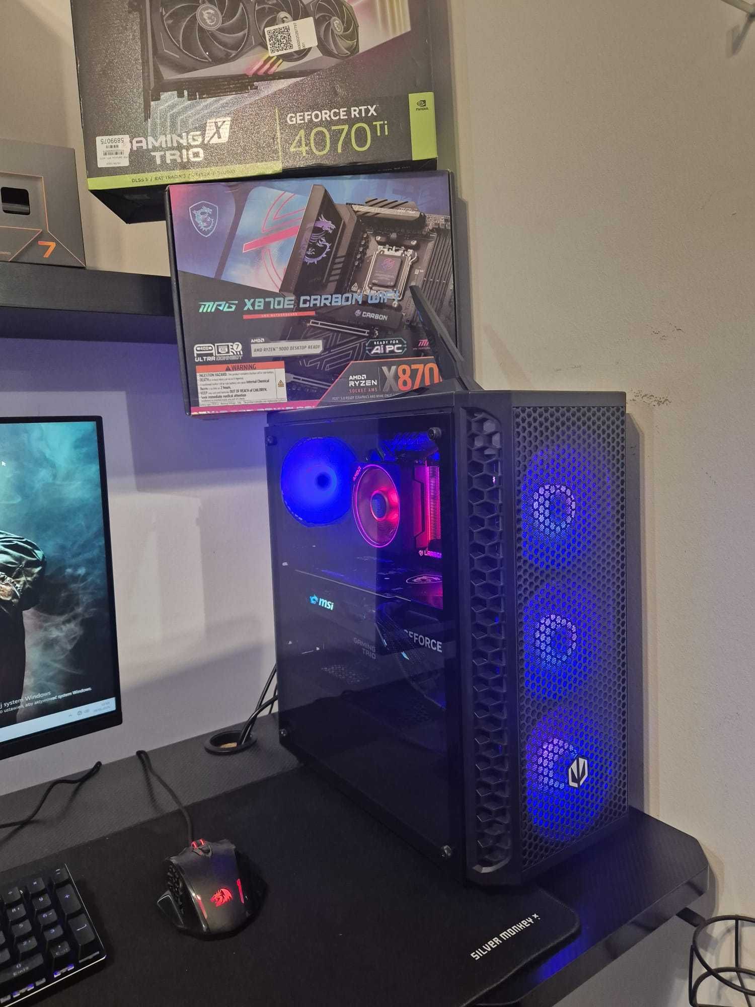 BESTIA komputer gamingowy ryzen 7 rtx 4070ti