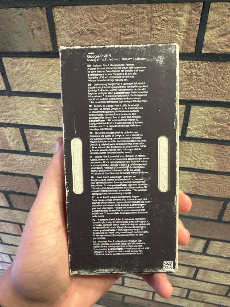 Новий Google Pixel 9 128Gb (Obsidian)