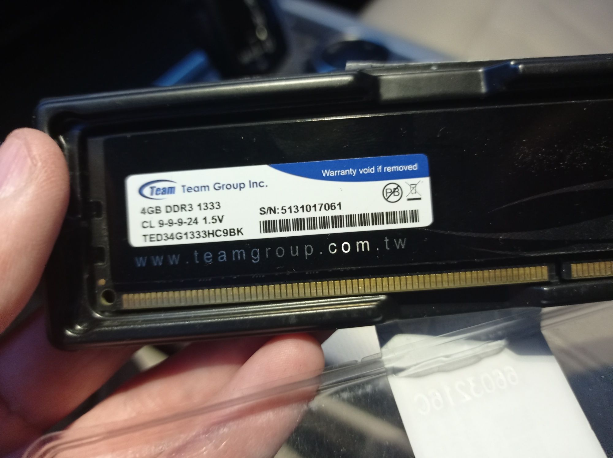 Team Elite DDR 3 1333 8gb 4+4