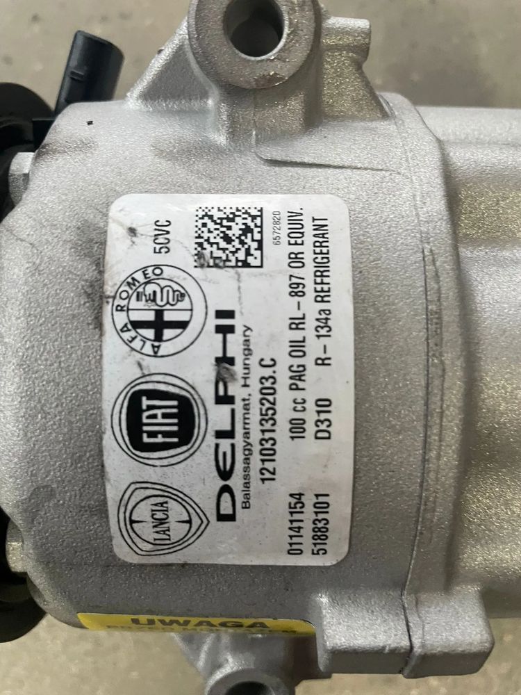 sprĘŻarka klimatyzacji fiat 500l panda
