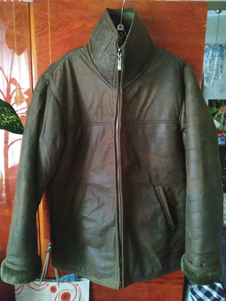 Дублёнка мужская зимняя куртка р.50