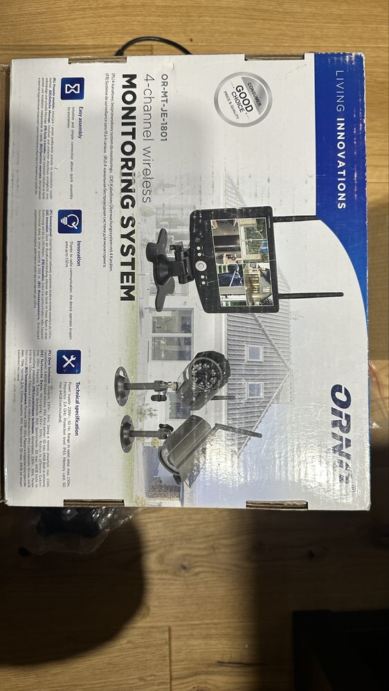 System do monitoringu 4 kanałowy ORNO Or-Mt-Je-1801