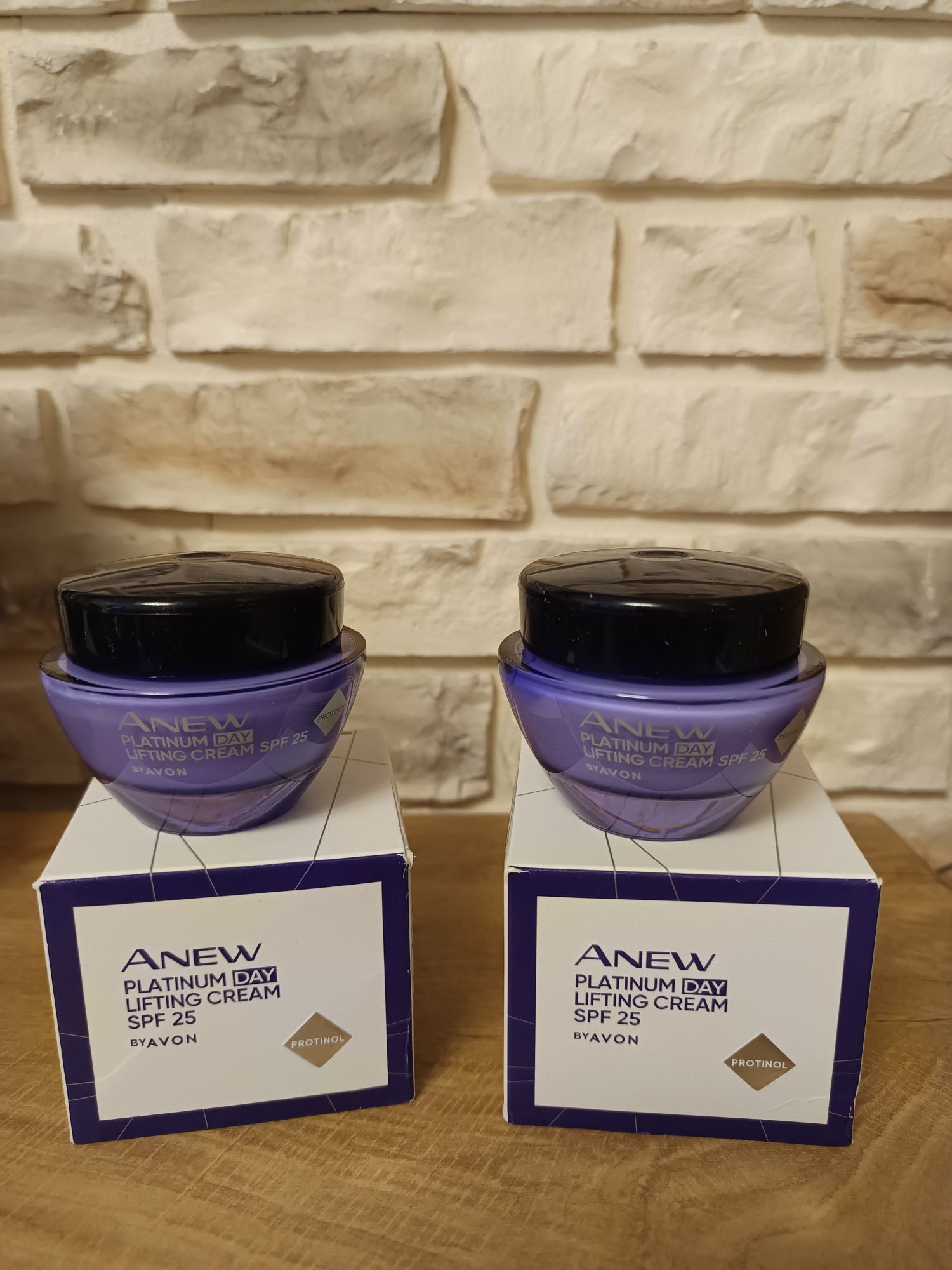 2x krem Avon Anew Platinum z protinolem 50ml
