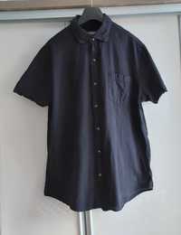 Lniana koszula, linen blend rozmiar XL