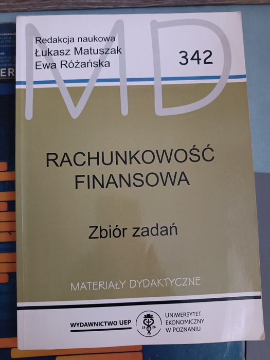 Rachunkowość finansowa ćwiczenia zbiór zadań UEP 342