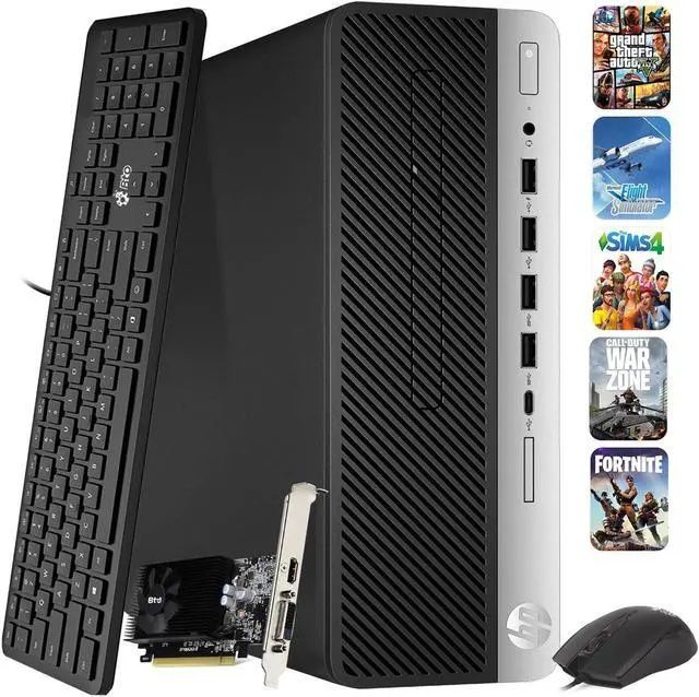 PC HP 400G6 - i5 8500 3,9ghz( 6 treads)GTX 745 4gb+12gb+ SSD/HD 750