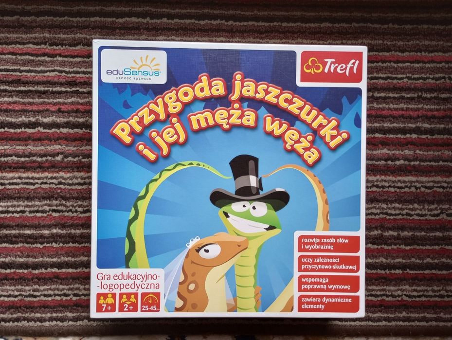 Gra edukacyjno - logopedyczna Przygoda jaszczurki i jej męża węża