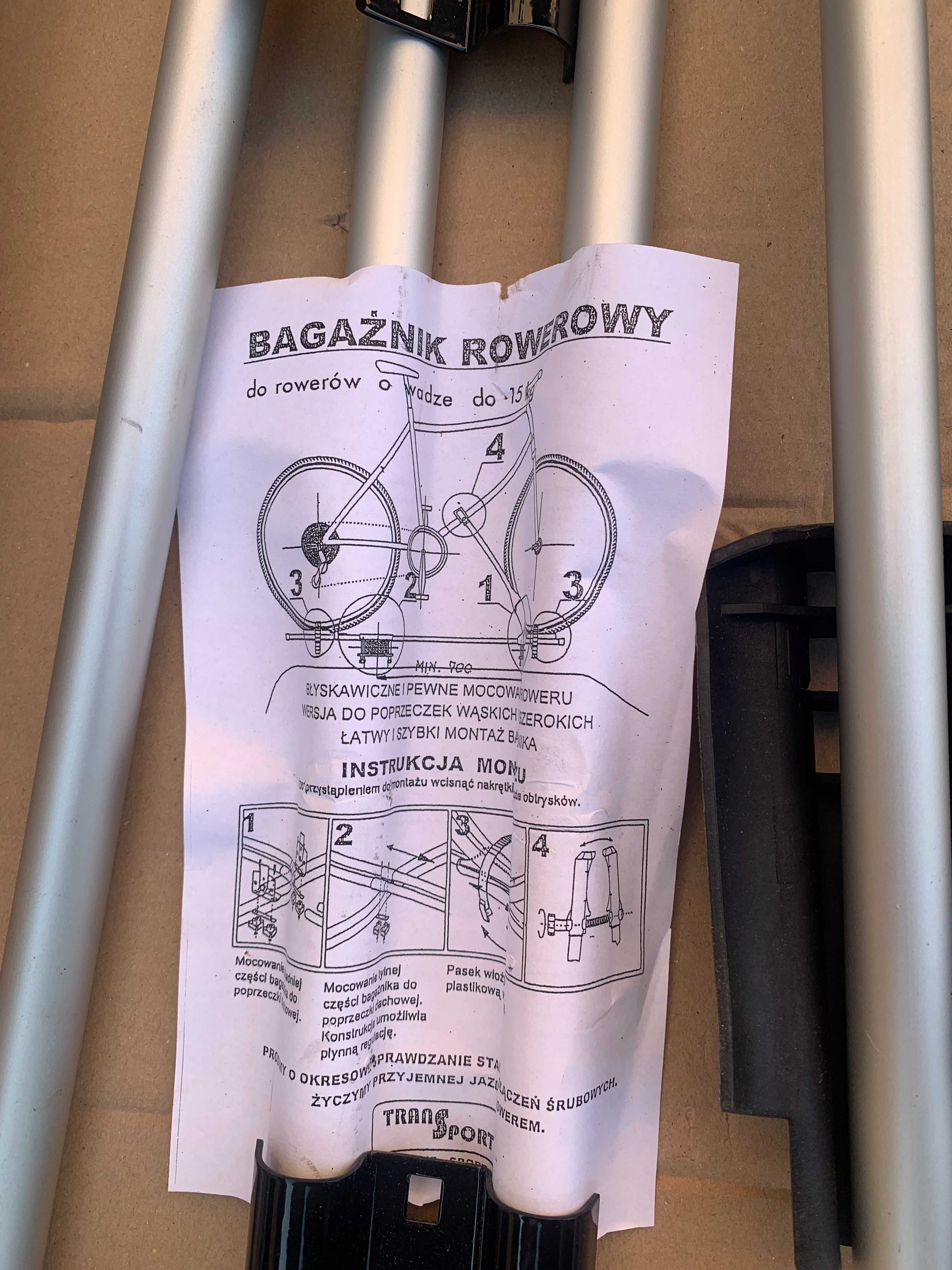 Bagażnik samochodowy  CRUZ 924-773 Z BELKĄ ALUMINIWĄ AIRO T118