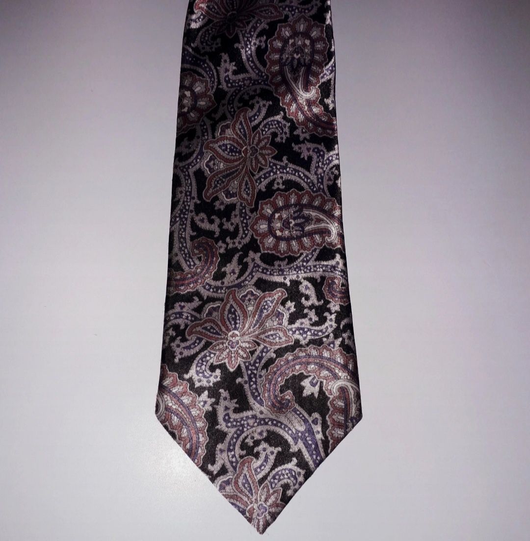 Krawat męski wzorzysty