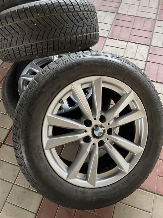 диски 5x120 R18 BMW F15 F16 E70 резина зима 255/55 R18 Goodyear