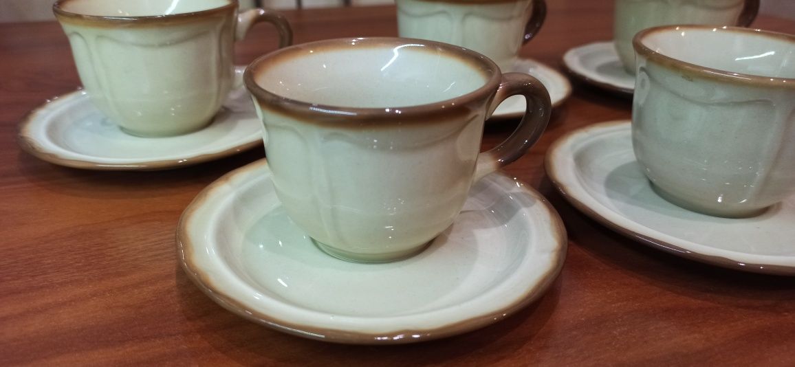 Filiżanki na espresso 5 kpl. Porcelit Pruszków Nostalgia + gratisy