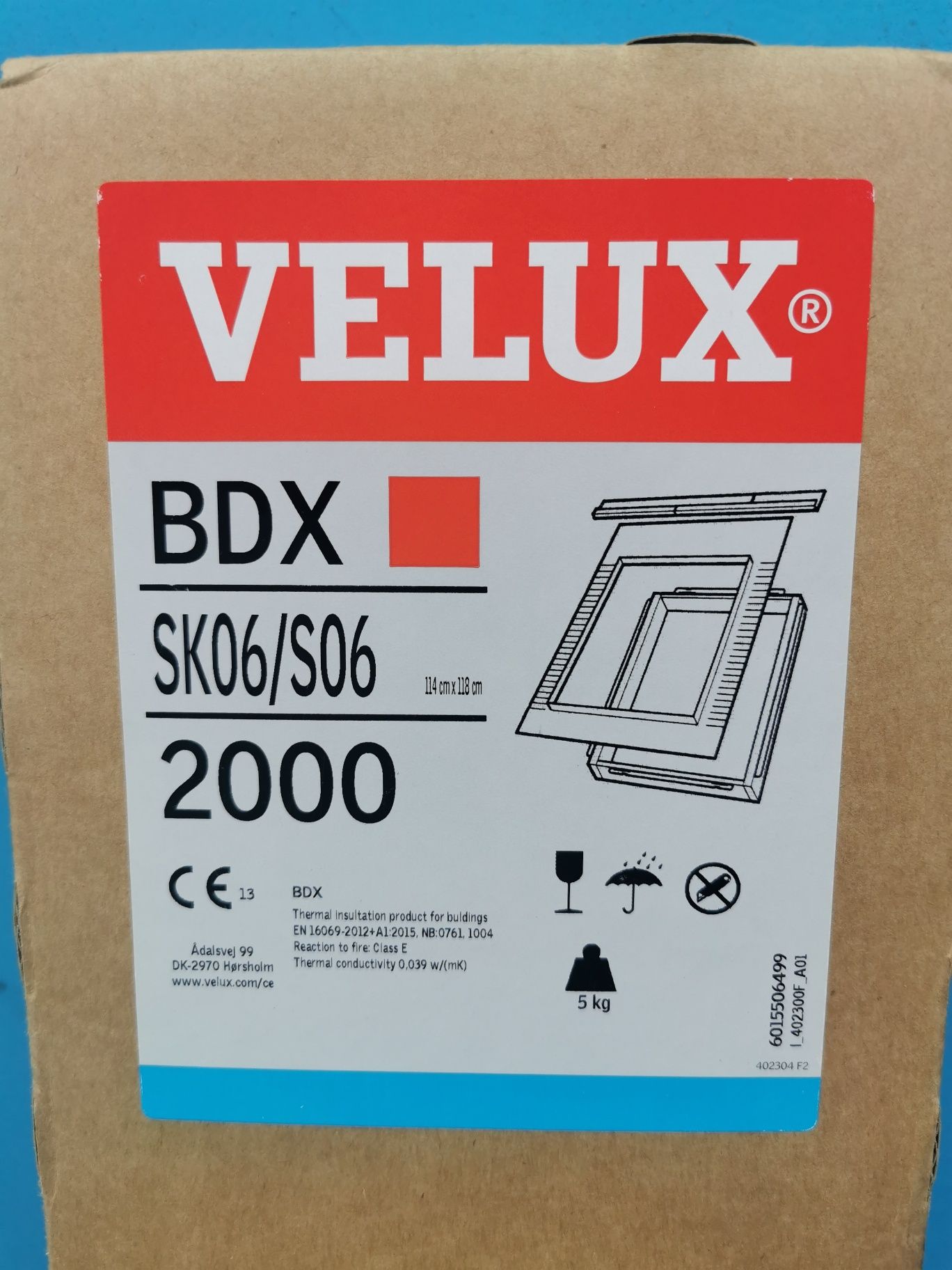 Rama izolacyjna Velux BDX 2000 SK06 114x118