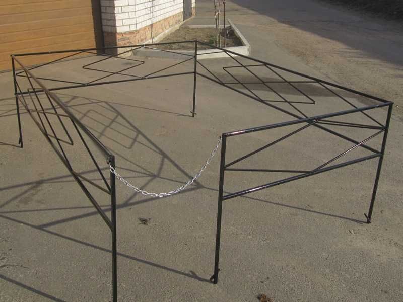 Оградки ритуальні, хрести, столики, лавочки