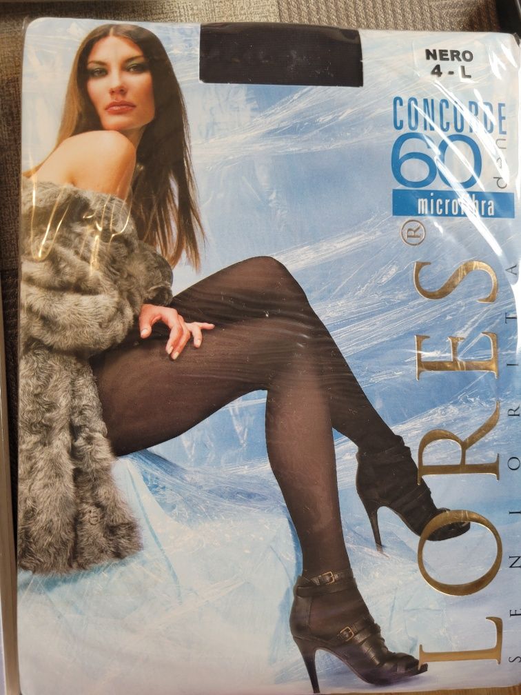 Czarne rajstopy  Concorde rozm 4