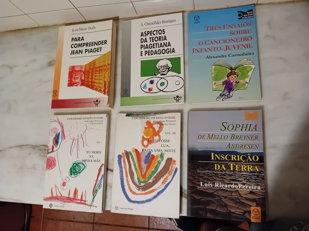 Conjunto de 6 Livros Instituto Piaget