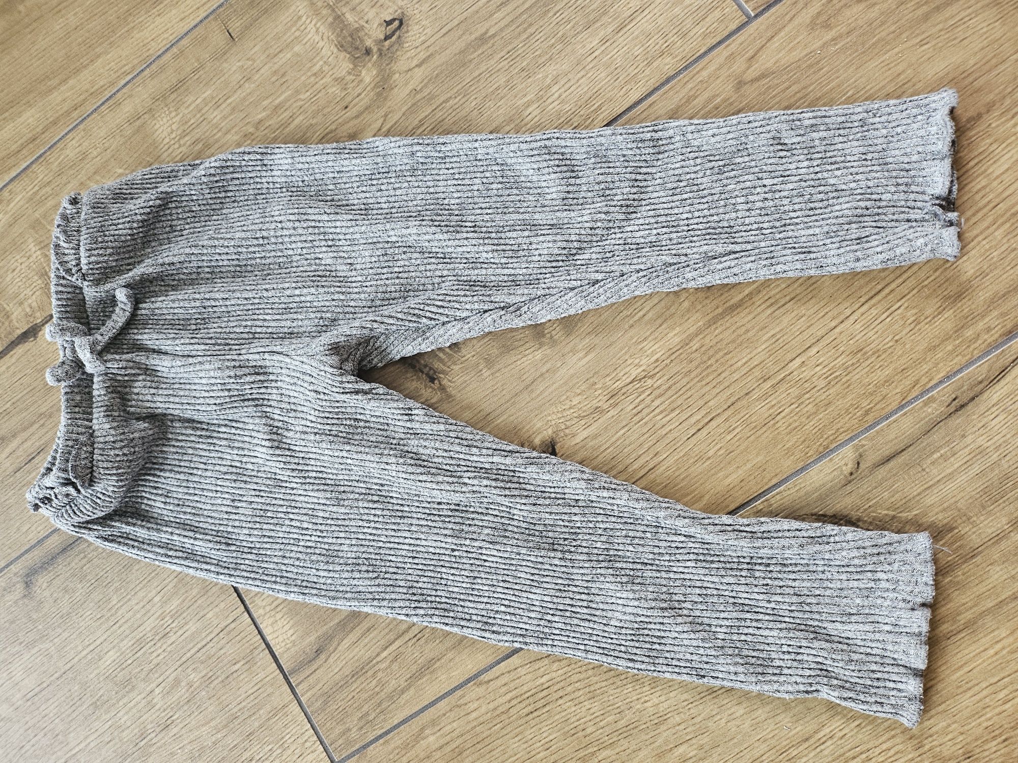 Legginsy prążkowe prazek zara dziecięce elastyczne 98 dziewczece