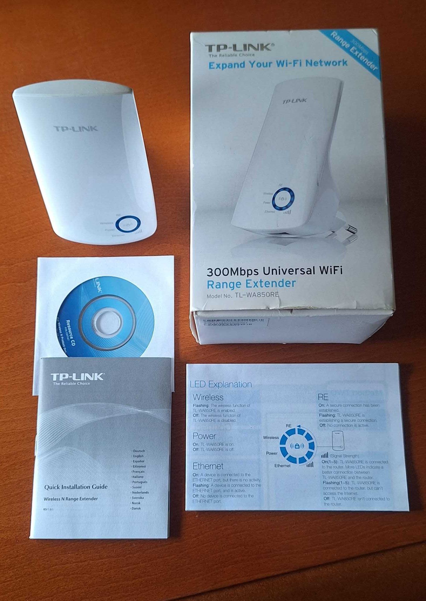 Repetidor WiFi/ Amplificador 300Mbps - TP-LINK TL-WA850RE