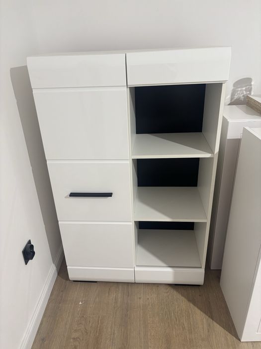 Nowoczesny zestaw mebli z Led 3 szt