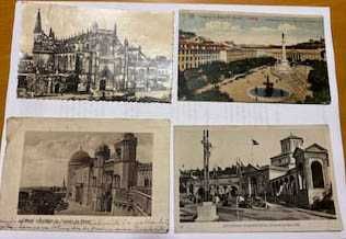 Conjunto de postais antigos para Colecionador