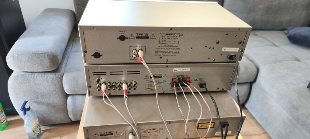 Wieża Onkyo plus gramofon