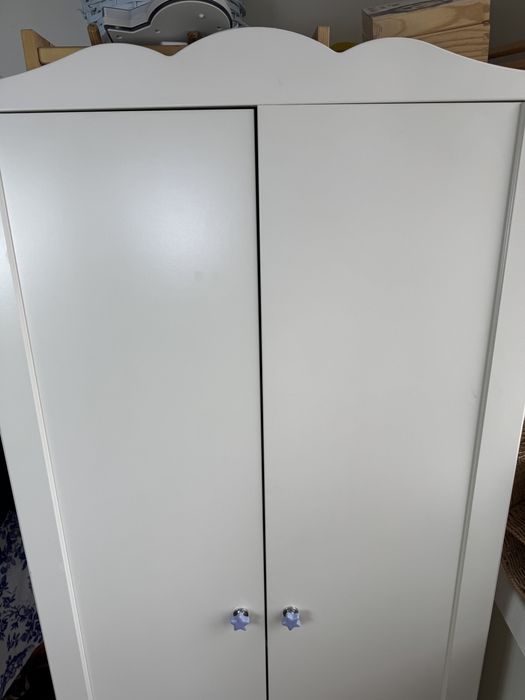 Szafa dziecieca ikea smagora biala mala szafa dla dziewczynki chlopca