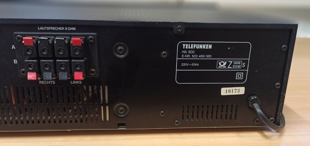 Підсилювач Telefunken HA 900 — легендарний німецький звук