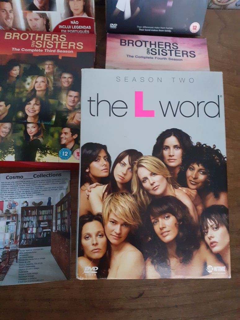 Box de series em Dvds  the L world, the Unit e Brothers and sisters