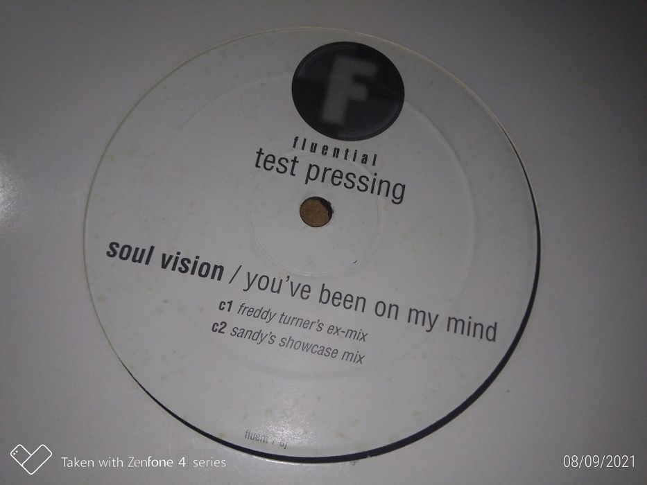Test Pressing LP álbum vinil Soul Vision – You've Been On My Mind
