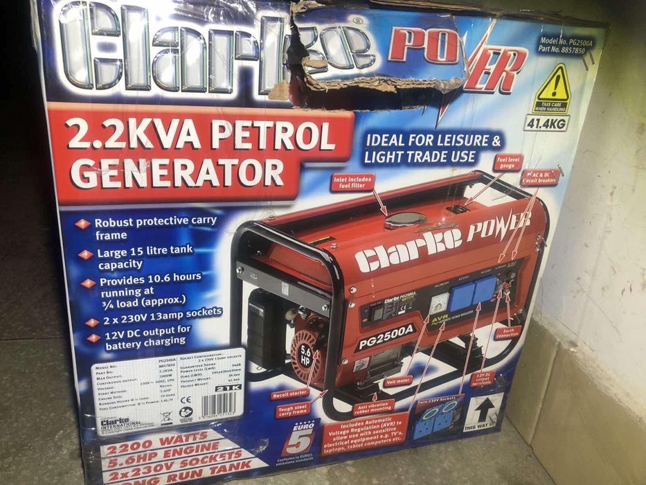 Продам генератор Clarke PG2500A 2.2 кВт