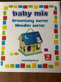 Domek sorter drewniany BabyMix