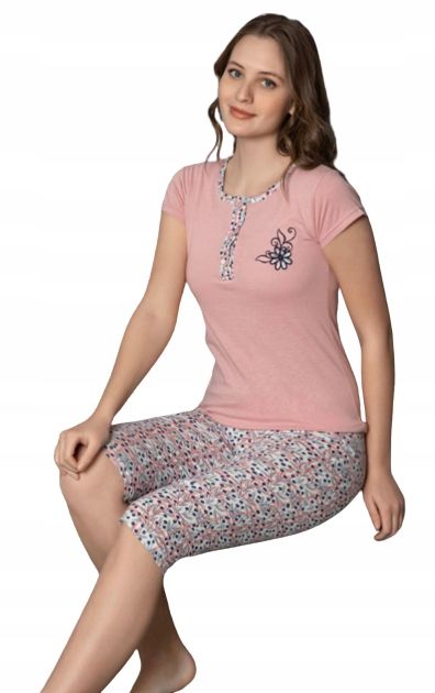 Fenix Piżama Damska Młodzieżowa Jasny Róż R. Xl