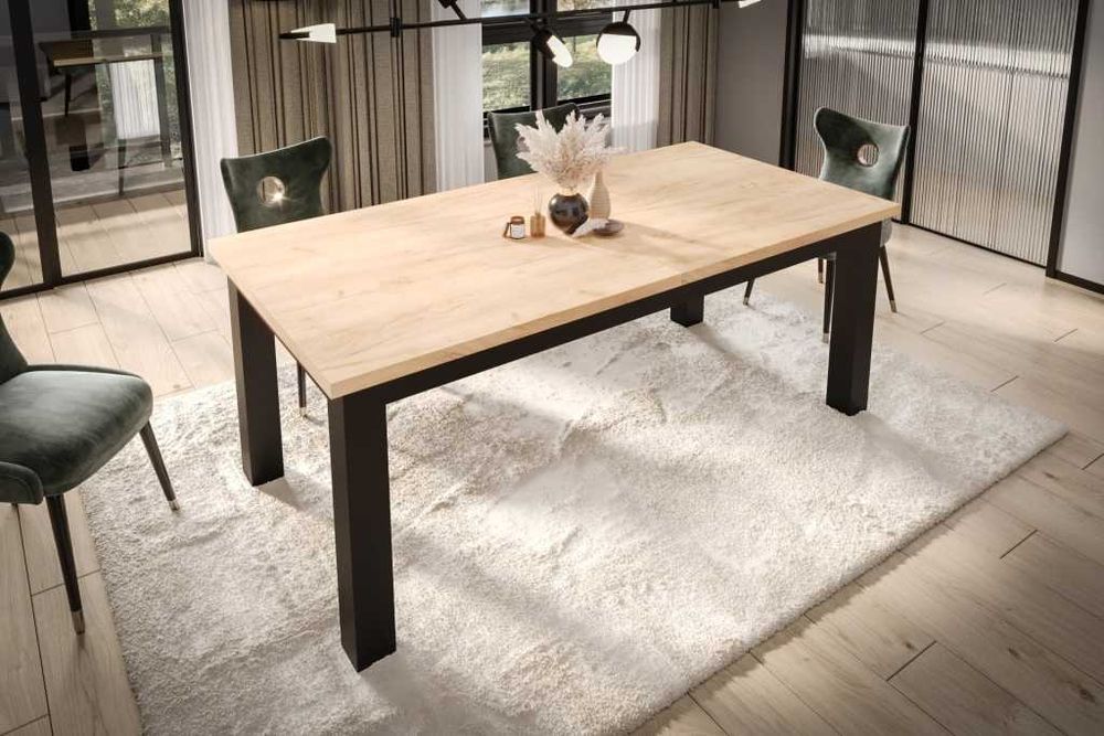 Stół rozkładany Loft TOBI 200(300)/100 Halifax Wotan Hikora Sonoma