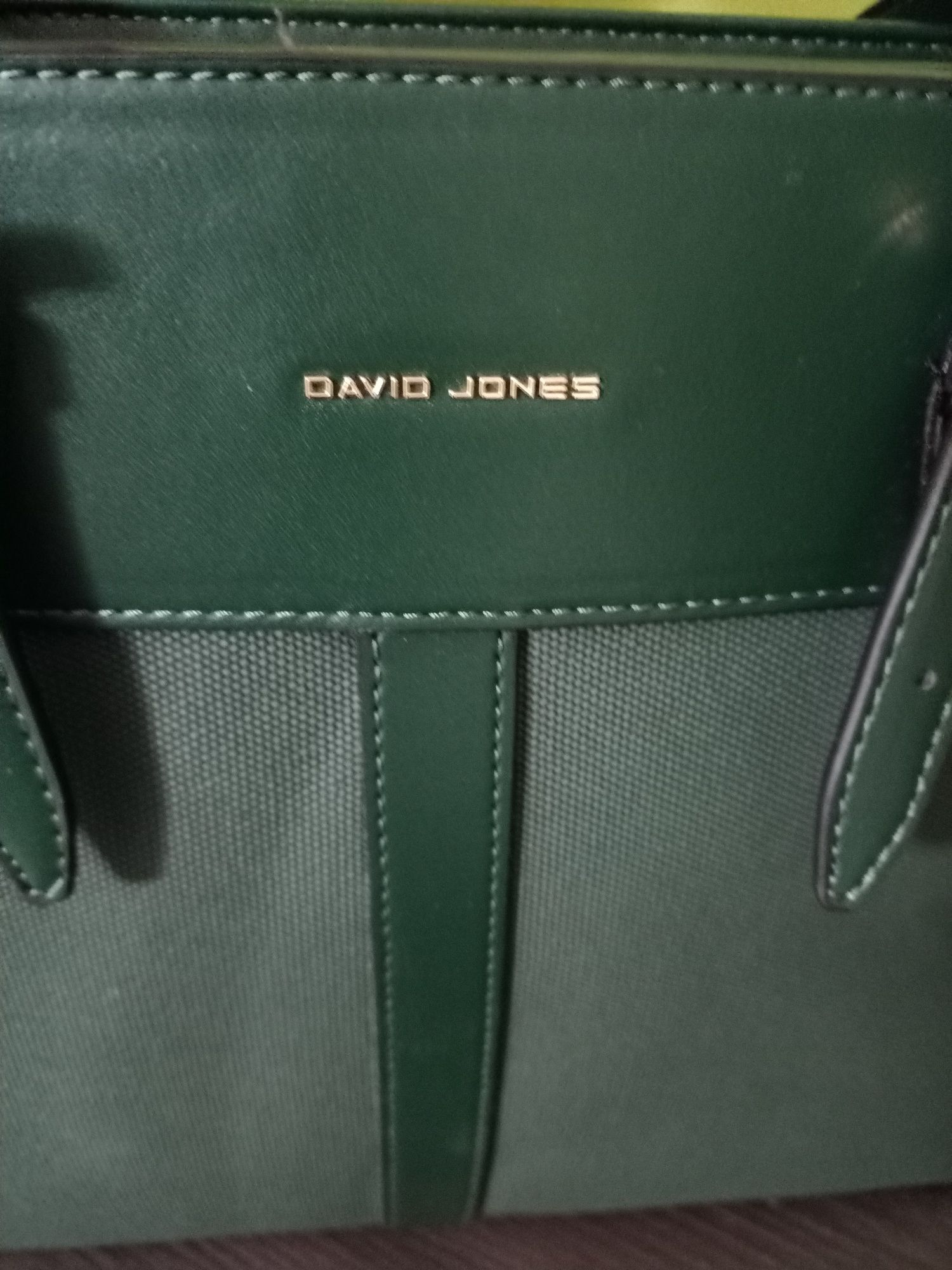 Nowa torba shopperka, piękny zielony kolor