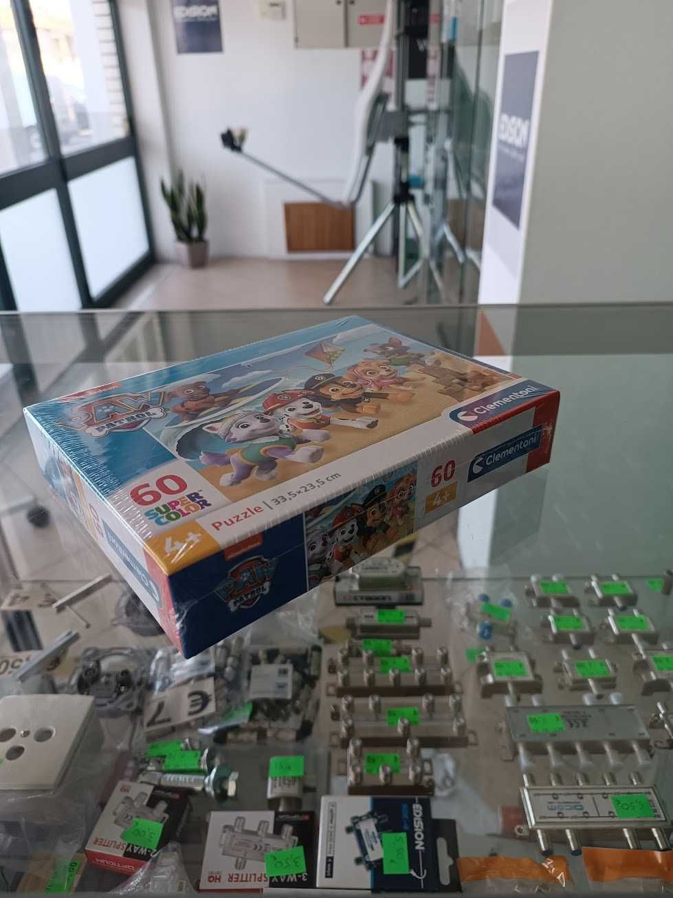 Puzzle Clementoni Patrulha Pata "praia" SuperColor 33,5x23,5cm 60 pCS