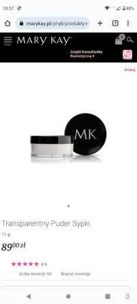 2 szt puder transparentny Mary Kay