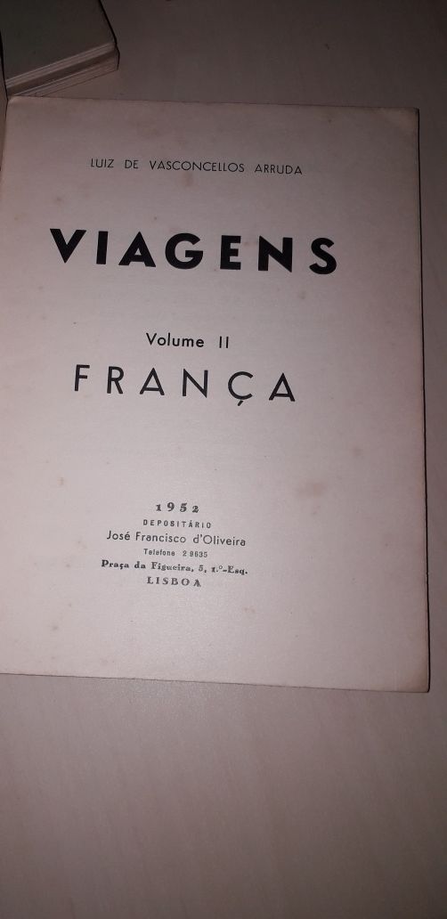 Viagens (Volumes I a IV) Luiz de Vasconcellos Arruda (1952)