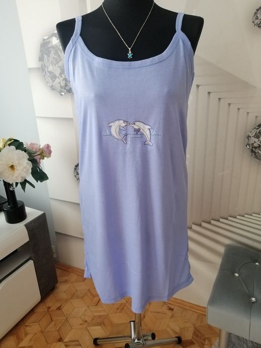 Koszula nocna niebieska