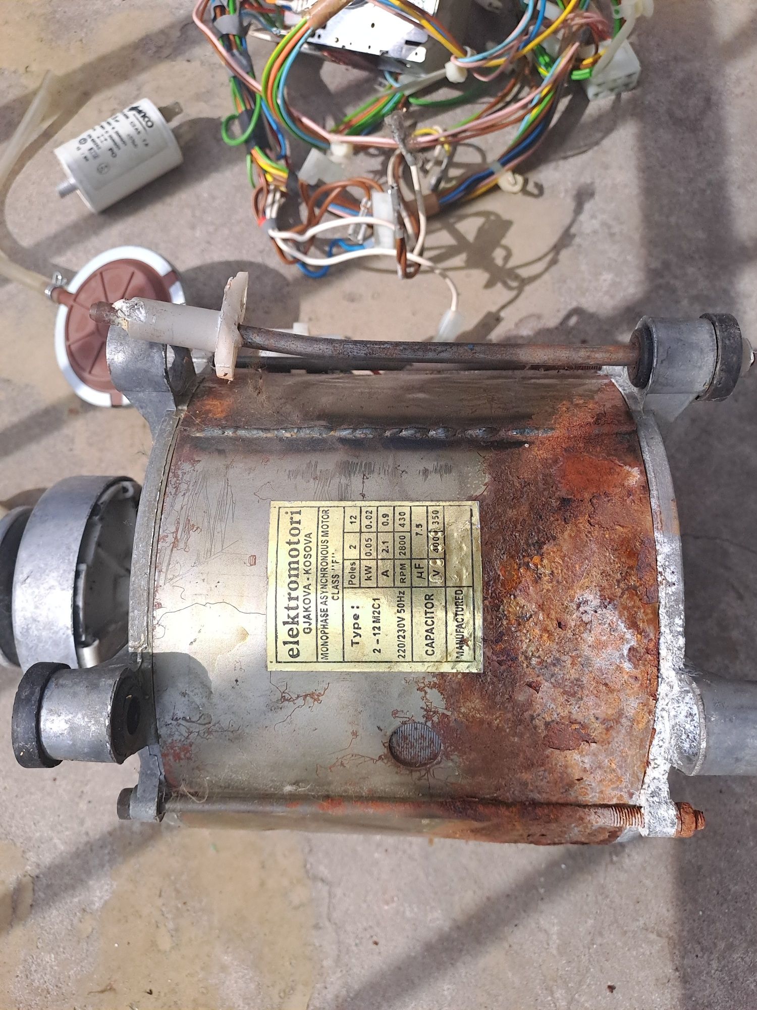 Elektroczęści z pralki Candy Aquamatic 6