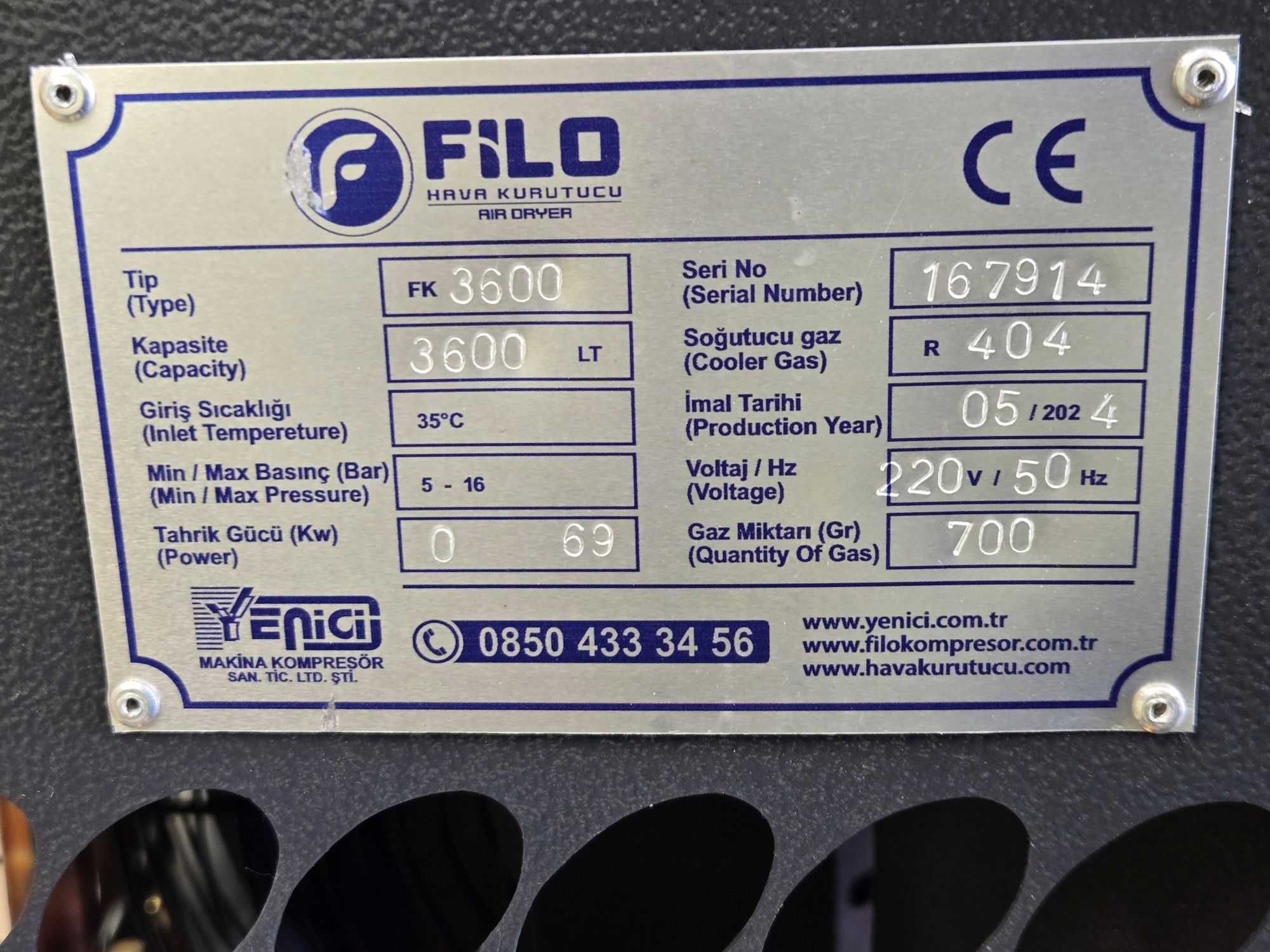 Osuszacz ziębniczy FILO FK 3600