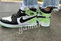 Nike air Jordan 1 zielone buty damskie air jordany 1 za kostkę 36-41