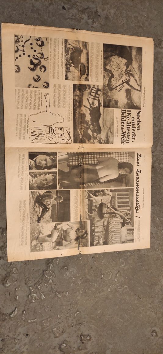 Gazeta niemiecka 1943 II wojna czołg