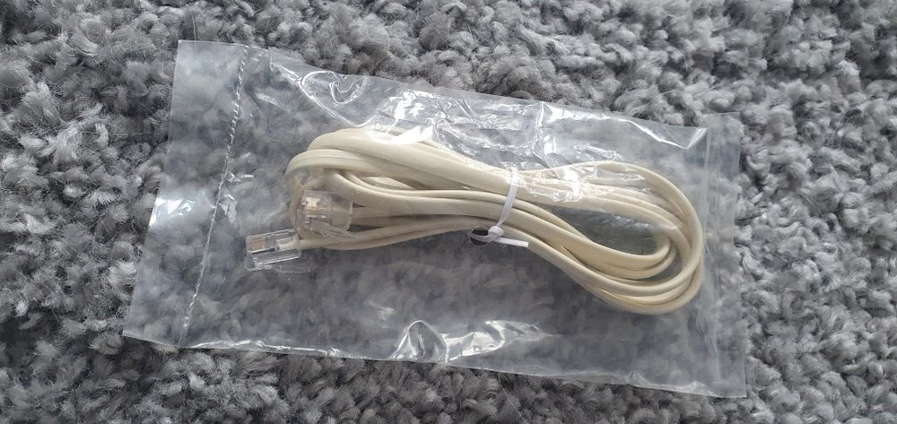 Kabel przewód do telefonu stacjonarnego nowy w folii nieodpakowany
