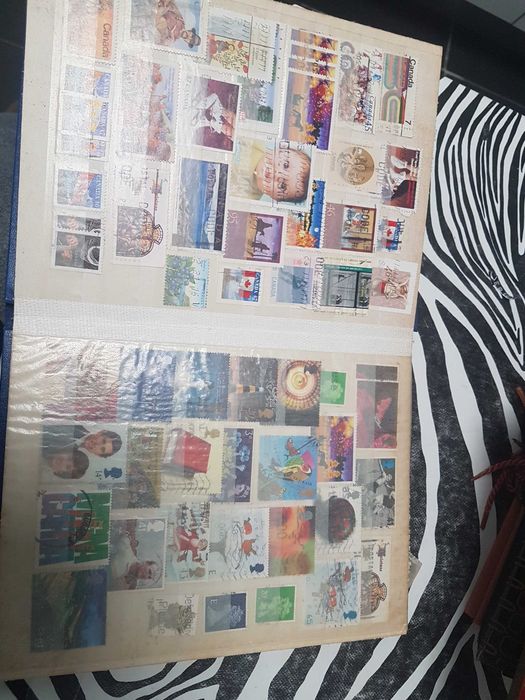 Colecção de selos antigos