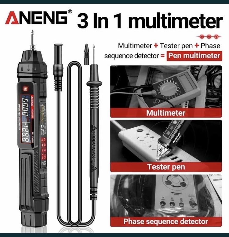 Мультиметр Aneng А3005В Pro, ручной мультиметр