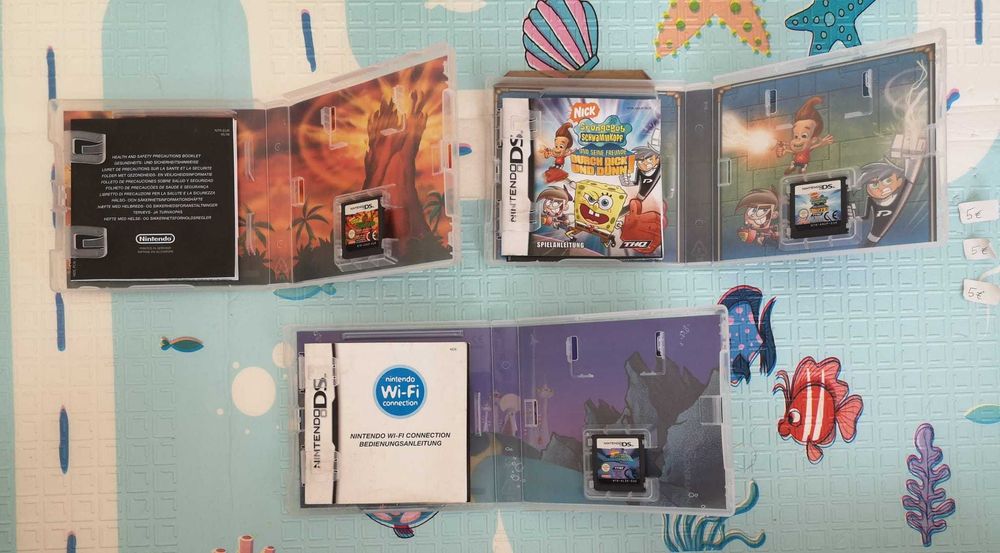 10 jogos para Nintendo DS (6 euros cada jogo!)