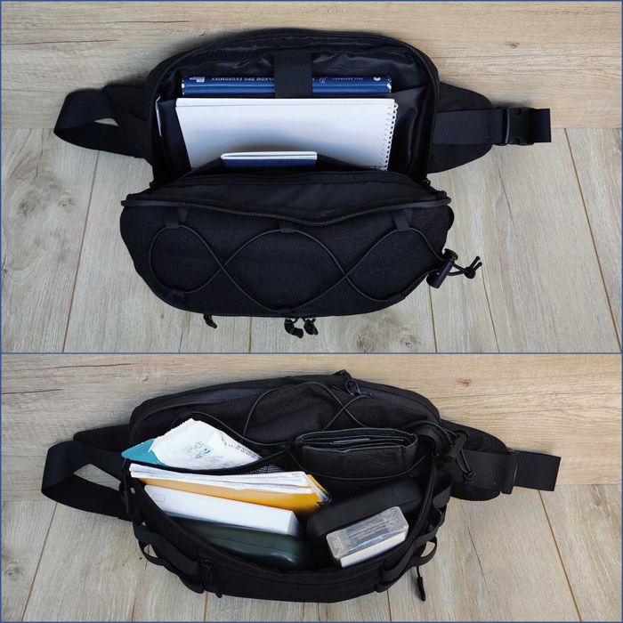 831 Сумка бананка на пояс і через плече